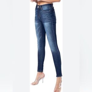 Mudd Dark Blue Skinny Jeans for Women
